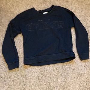 Black adidas sweatshirt. Size small 7/8. Great condition.